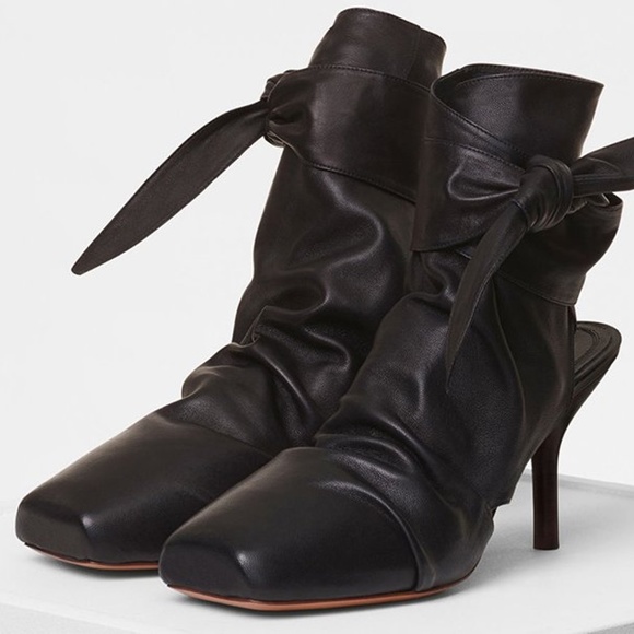 Celine backless wrap heel booties - Picture 1 of 5